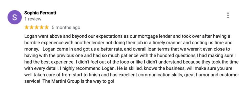 raleigh mortgage lender logan martini