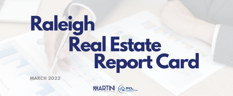 raleigh real estate report card march 2022 martini mortgage group best raleigh mortgage broker