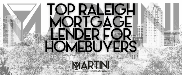 Top Raleigh Mortgage Lender for Homebuyers — Martini Mortgage Group featured image with Raleigh skyline.”