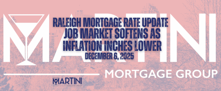 Raleigh Mortgage Rate Update — Job Market Softens and Inflation Eases | Martini Mortgage Group Raleigh NC
