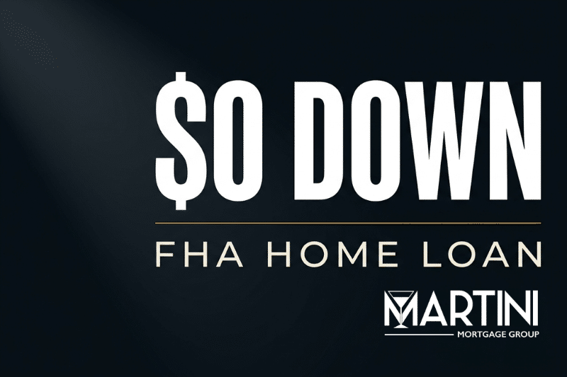 No down payment FHA loan Raleigh NC program structured by Logan Martini of Martini Mortgage Group for Wake County homebuyers.