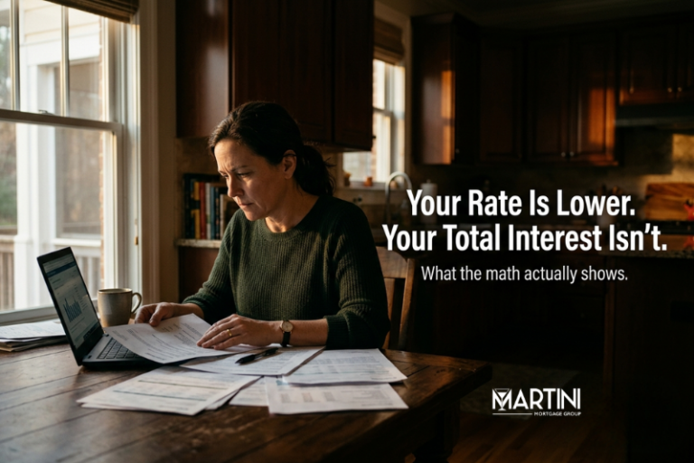 Using home equity to pay off debt Raleigh NC — the rate gap and full interest cost comparison explained by Martini Mortgage Group for Wake County homeowners. — 155 chars