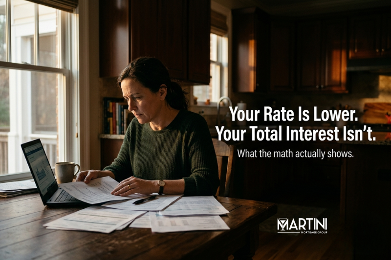 Using home equity to pay off debt Raleigh NC — the rate gap and full interest cost comparison explained by Martini Mortgage Group for Wake County homeowners. — 155 chars